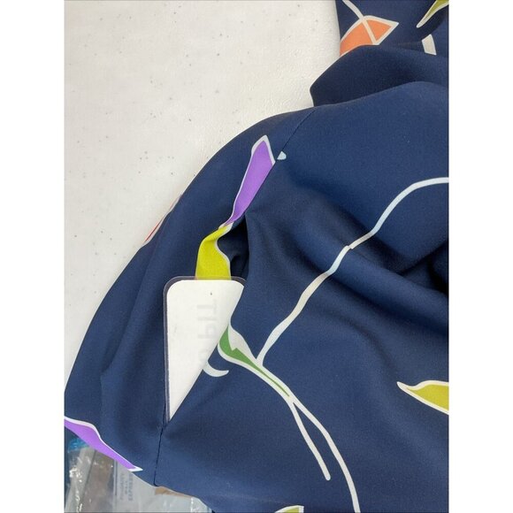 CROSBY BY MOLLIE BURCH Callaway Dress BUTTON FRONT SLEEVELESS NAVY POCKETED LG - Picture 8 of 11